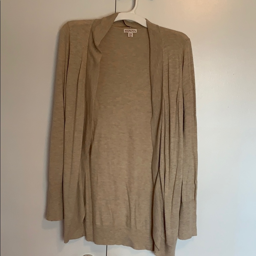 Cream/tan cardigan from Merona